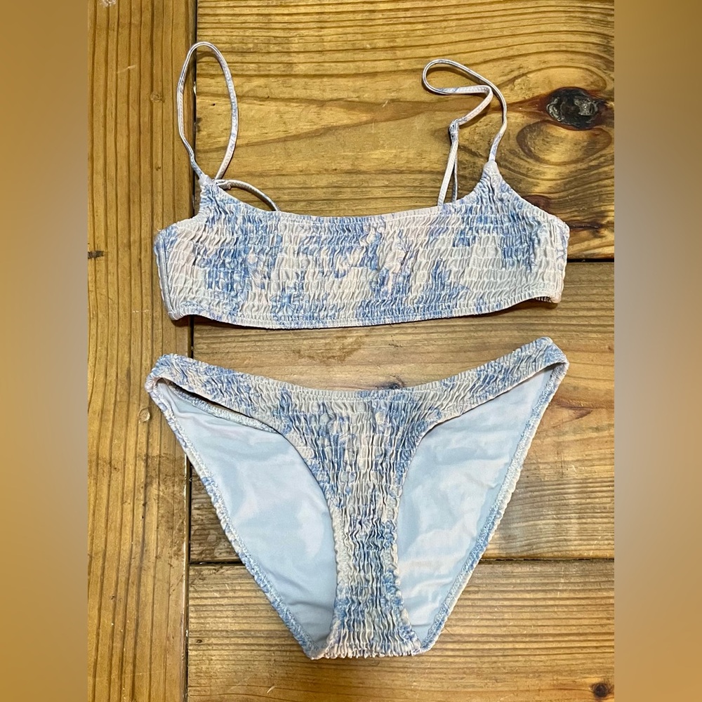 Triangl Swimwear Inesa two piece scrunch cheeky bikini set